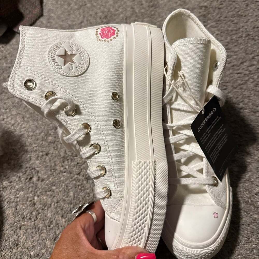 Converse Chuck Taylor All Star Lift Gem Shine Size 5.5